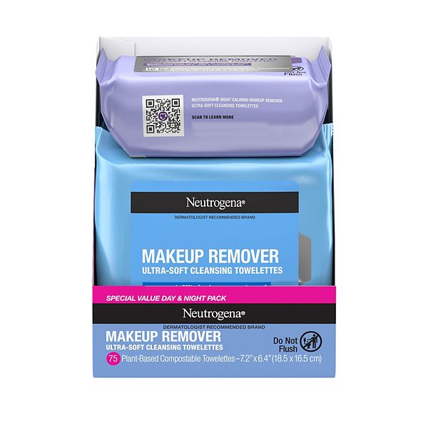 Neutrogena 3-Pack Day & Night Ultra-Soft Face Wipes Neutrogena