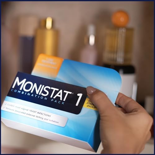 Monistat 1 Day Yeast Infection Treatment for Women, 1 Prefilled Tioconazole Ointment (Мазь) Applicator, 1 Pack Monistat