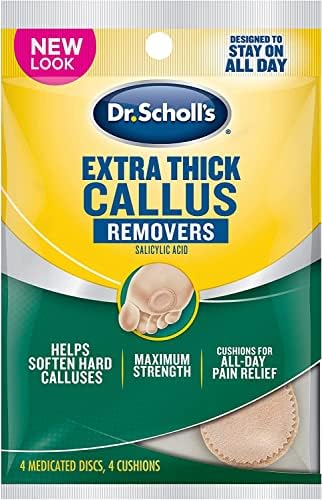 Dr. Scholl's Extra Thick Callus Removers 4 Cushions ea.(Packs of 3) Dr. Scholl's