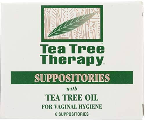 Суппозитории вагинальные с маслом чайного дерева 6 шт для гигиены Tea Tree Therapy