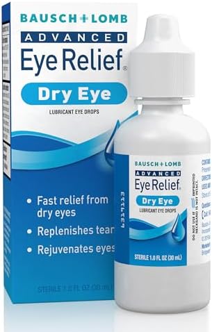 Bausch & Lomb Advanced Eye Relief Eye Drops (Капли), for Dry Eyes & Redness Relief, 30 mL Bausch + Lomb