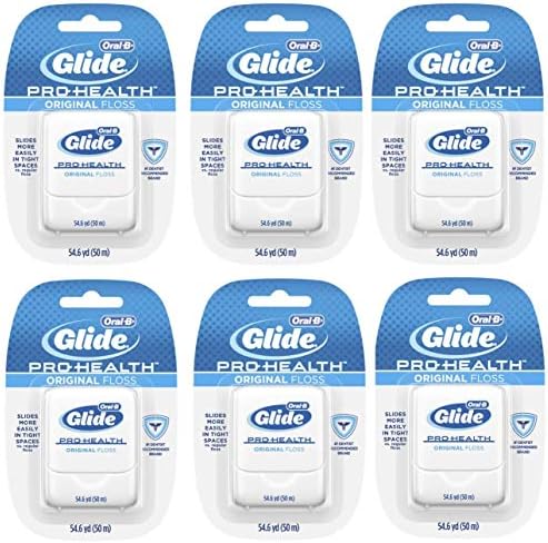 Oral-B Glide Pro-Health Original Floss 50 M (Pack of 6) Oral-B