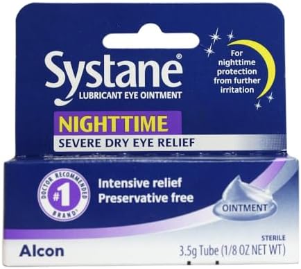 Systane Nighttime Lubricant Eye Ointment (Мазь) 3.5g Tube Systane