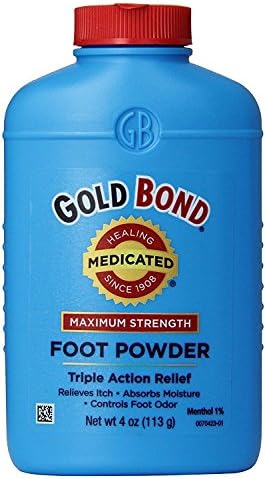 Gold Bond Foot Powder Medicated 4oz (3 Pack) Gold Bond