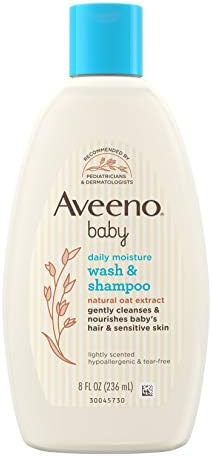 Шампунь для детей Aveeno Baby Wash & Shampoo для волос и тела, без слез, свежий, 227 г Aveeno Baby