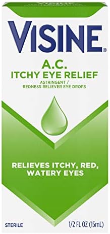 Visine A.C. Astringent Redness Reliever Eye Drops (Капли) - 0.5 Oz (15 Ml) Visine