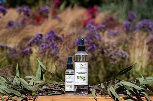 EuroSpa Aromatics Pure Eucalyptus Oil ShowerMist and Steam Room Spray, All-Natural Premium Aromatherapy Essential Oils - Citrus Infused, 2oz EuroSpa Aromatics