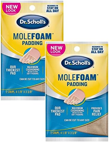 Dr. Scholls Dr. Scholls Molefoam Padding, 2 each (Pack of 2) - Packaging May Vary Dr. Scholl's