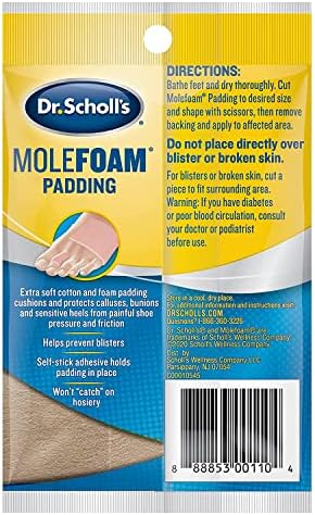 Dr. Scholl's Molefoam Padding 2 Each (Pack of 7) Dr. Scholl's