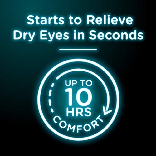 Visine Dry Eye Relief All Day Comfort Lubricant Eye Drops (Капли) for Up to 10 Hours of Comfort, Dry Eye Drops with Polyethylene Glycol, 0.5 fl. oz (Унции) Visine