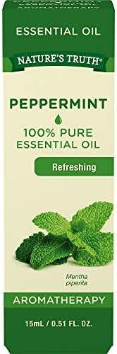 Nature's Truth Aromatherapy 100% Pure Essential Oil, Peppermint, 0.51 Fluid Ounce Nature's Truth