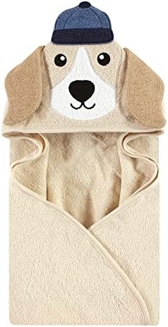 Hudson Baby Unisex Baby Cotton Animal Face Hooded Towel, Alligator, One Size Hudson Baby