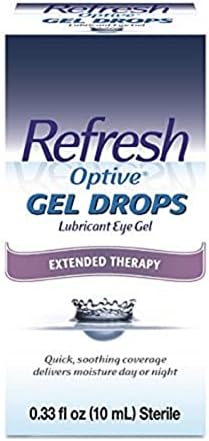 Refresh Optive GEL DROPS Lubricant Eye Gel (Гель) Preserved Tears, 0.33 fl oz (Жидкие унции) (10 mL) Refresh