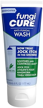 FUNGICURE Medicated Anti-Fungal Jock Itch Wash, 6 Fl Oz FUNGICURE