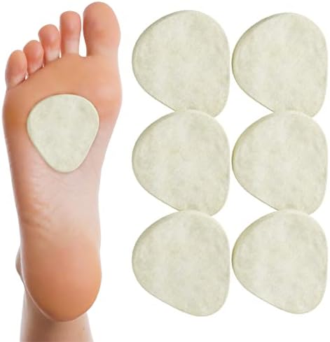 Metatarsal Felt Foot Pad - 1/4" Thick - 6 Pairs (12 Pieces) MARS WELLNESS