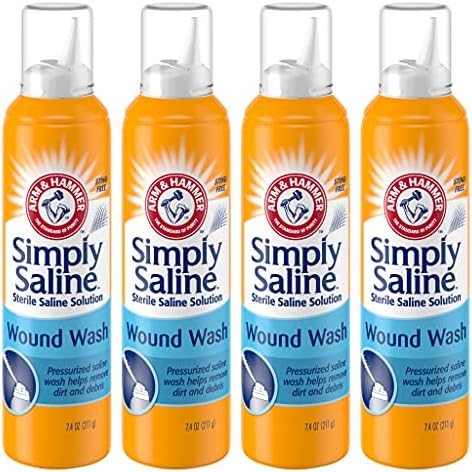 Средство первой помощи Arm & Hammer Simply Saline Wound Wash, 210 мл (упаковка из 4 шт.) Arm & Hammer