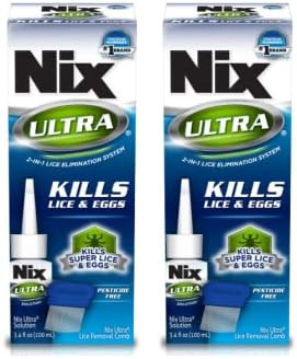 Nix Ultra 2-in-1 Lice Treatment - 3.4 oz (Унции), Pack of 2 Nix