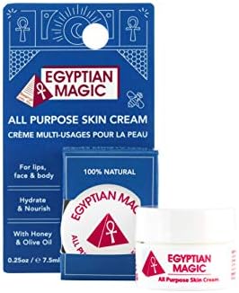 Egyptian Magic All Purpose Skin Cream | Skin, Hair, Anti Aging, Stretch Marks | All Natural Ingredients | 0.25 Ounce Jar EGYPTIAN MAGIC