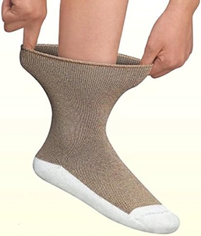 Мужские Носки Orthofeet Extra Roomy Non-Binding Non-Constrictive Circulation Seam Free Чёрные, 3 Пакета Orthofeet