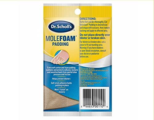 Dr. Scholl's Molefoam Padding 2 Each (Pack of 5) Dr. Scholl's