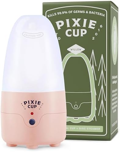 Pixie Menstrual Disc - No Metals or Toxins - 100% Medical-Grade Silicone - Ranked 1 for Most Soft Reusable Period Disc - Removes Like a Tampon - Wear 12 Hours - Capacity of 3 Tampons (Small) Pixie Cup