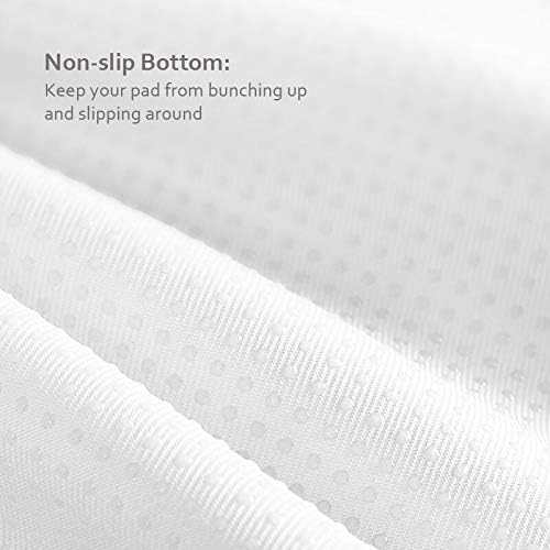 Bed Pads for Incontinence Washable Large (34" × 52"), Reusable Pee Pads Waterproof Bed Underpads Chuck Pads with Non-Slip Back for Elderly, Kids, Women or Pets, Blue SPRINGSPIRIT