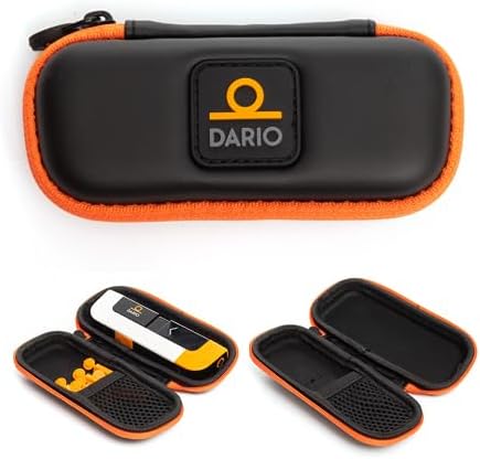 DARIO Diabetes Travel Case Bag – For Glucose Monitor Kit & Other Diabetic Supplies (Small, Black) DARIO