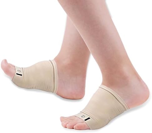 MARS WELLNESS Metatarsal Compression Arch Support Sleeve - Cushioned Gel (Гель) Foot Sleeves - Flat Feet, Plantar Fasciitis, Foot Pain Relief, Heel Spurs - One Size Fits All - 1 Pair Mars Wellness