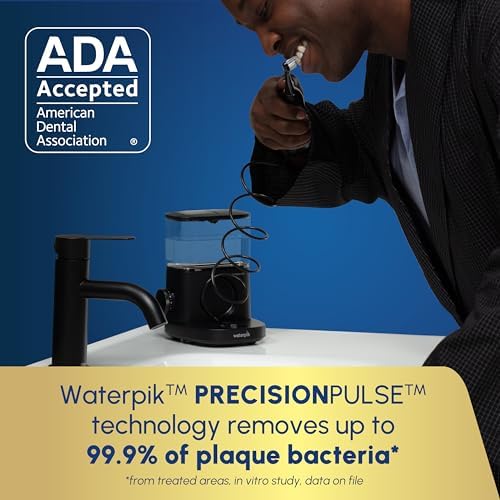 Waterpik Sonic-Fusion 2.0 Professional Flossing Toothbrush, Electric Toothbrush and Water Flosser Combo In One, Black SF-04, Packaging May Vary Waterpik