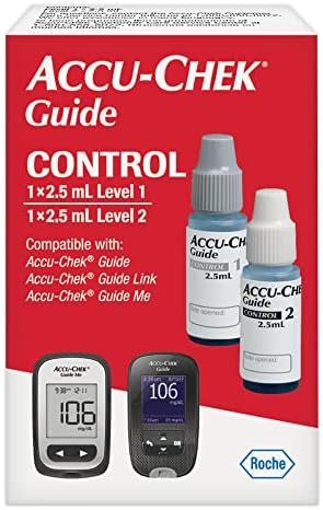 Accu-Chek Guide Diabetes Control Solution for Diabetic Blood Glucose Monitoring (Level 1 & 2 for Guide and Guide Me Test Meters) Accu-Chek