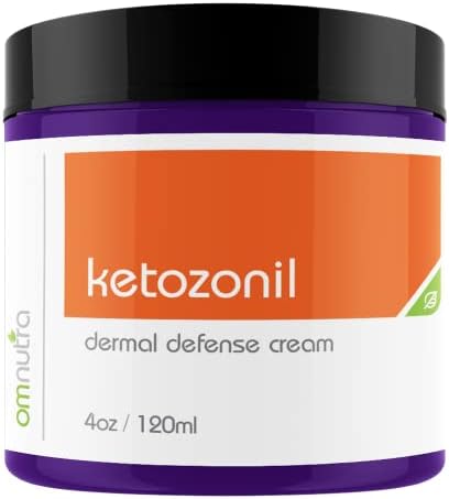 Ketozonil Organic Based Dermal Defense Cream - 4OZ OTC Jock Itch Cream Athletes Foot Treatment OmNutra