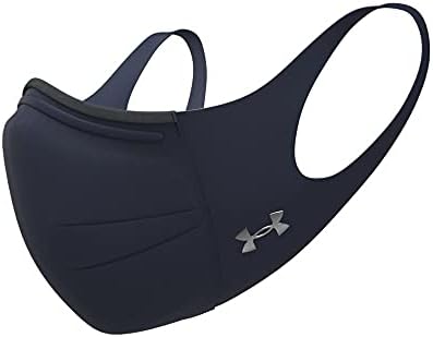 Маска тканевая Under Armour UA スポーツマスク フェザーウエイト 1枚 Midnight Navy/Silver Chrome SMMD Under Armour