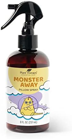 Plant Therapy KidSafe All Natural Monster Away Pillow and Linen Spray, Powered by Essential Oils, Aromatherapy Spray, 8 oz Plant Therapy