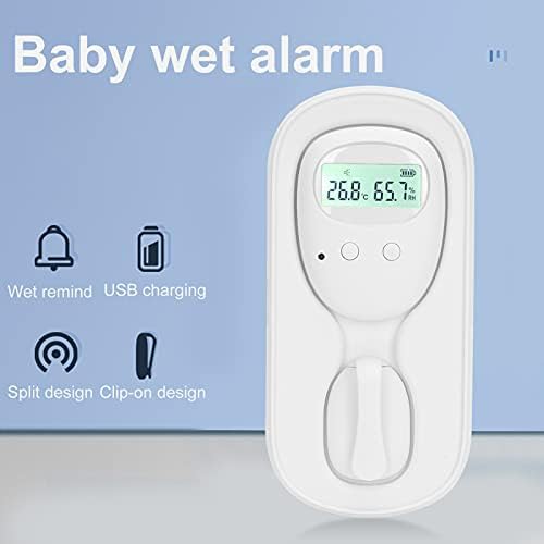 Wireless Bedwetting Alarm System, Premium Bedwetting Alarm for Boys Girls Kids with Sound and Vibration, to Wake Up Deep Sleepers Solution for Bedwetters Yinhing