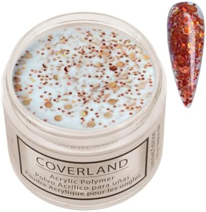 Tones Coverland Acrylic Nail Powder "A Not So Silent Night" - Limited Edition Acrylic Powder for Nail Design, Sculpting, and Masking Nail Imperfections - Professional Acrylic Nail Supplies - (1.5 Oz) Tones