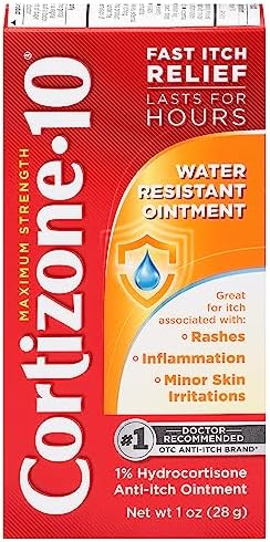 Cortizone-10, Water Resistant Anti-Itch Ointment, 1 Ounce Cortizone 10