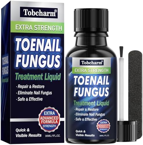 Toenail Fungus Treatment Extra Strength, Nail Fungus Treatment for Toenail, Fungus Nail Treatment, Nail Fungus Treatment for Fingernails (1oz) Tobcharm