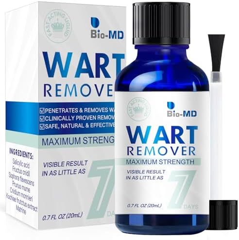 Fast Acting Gel Wart Remover Freeze Off - Fast-Acting Wart Freeze Off - Wart Removal for Plantar Wart, Genital Wart, H Warts, Common Wart, Flat Wart, Corn, Callus, Warts, Plantar Wart Remover for Feet Bio-MD