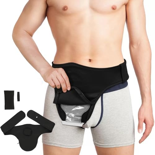 Fanwer Ostomy Belt Black - Stealth Colostomy Belt for Ostomy Bag, Ostomy Wrap, Ostomy Support Belt, Colostomy Bag Covers for Sport & Daily Life Fanwer