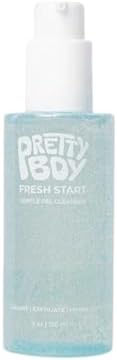 PrettyBoy Fresh Start Gentle Face Cleanser | Hydrating & Exfoliating with Niacinamide, Hyaluronic Acid, and Amino Acids | Dermatologist-Approved, Sensitive Skin-Friendly, Daily Facial Wash PrettyBoy