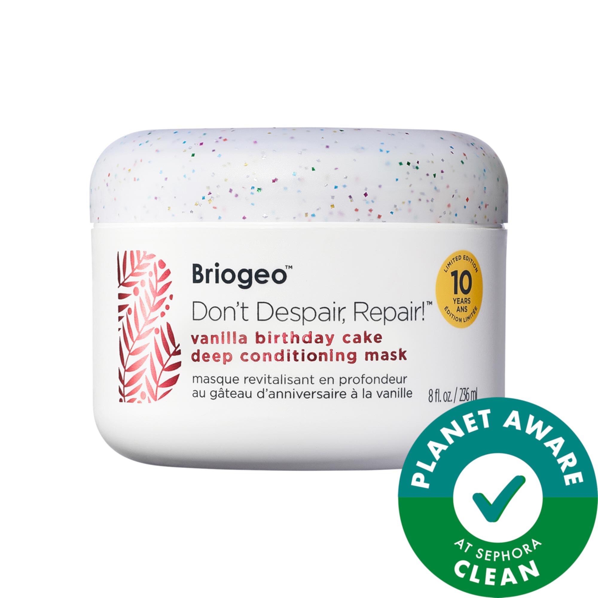 Don't Despair, Repair!™ Deep Conditioning Hair Mask Limited Edition Vanilla Birthday Cake Scent Briogeo