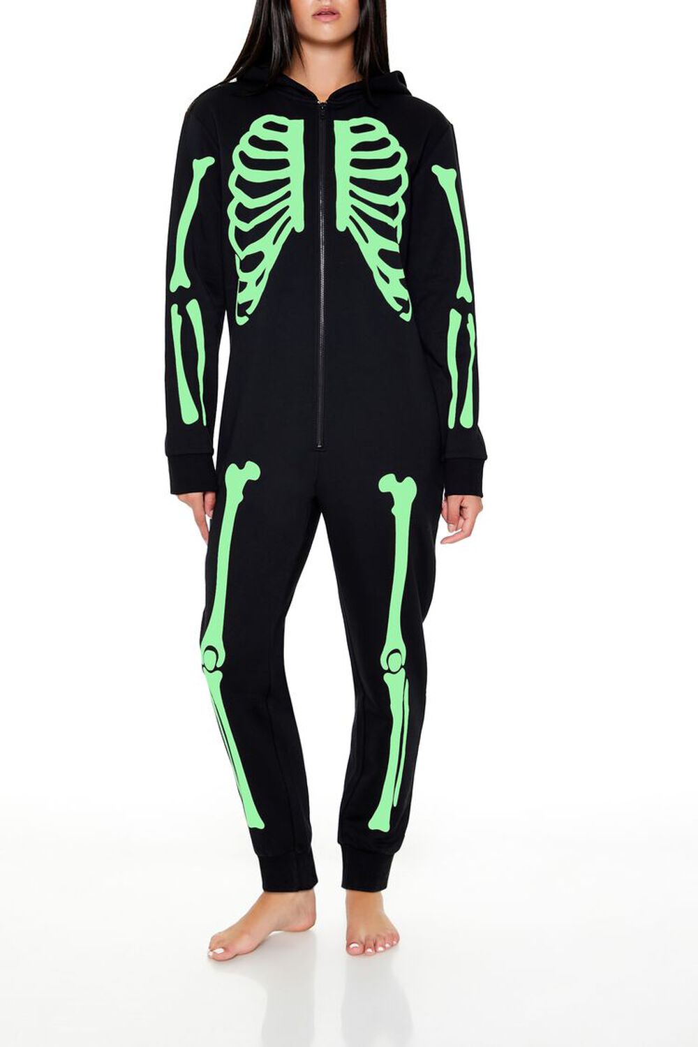 Женская Пижама FOREVER21 Glow-In-The-Dark Skeleton FOREVER21