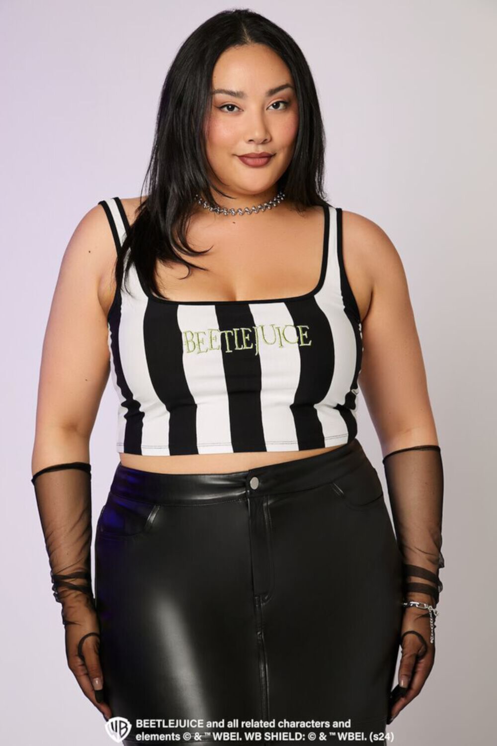 Plus Size Beetlejuice Beetlejuice Tank Top FOREVER21