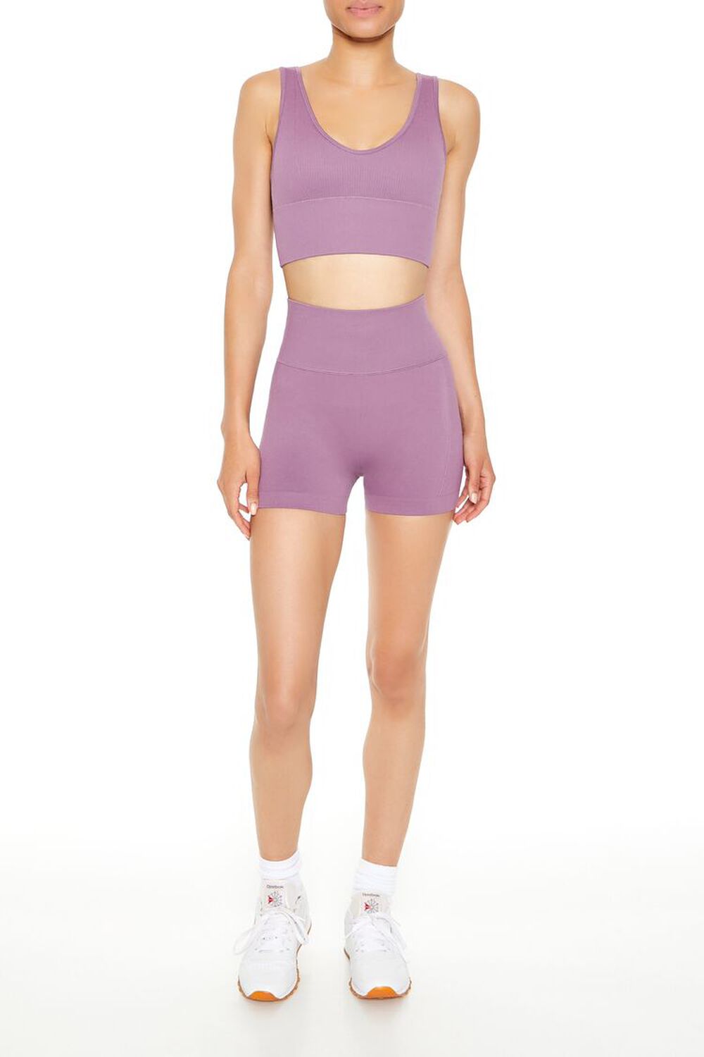 Женские Спортивные шорты FOREVER21 Seamless Active Biker Shorts FOREVER21