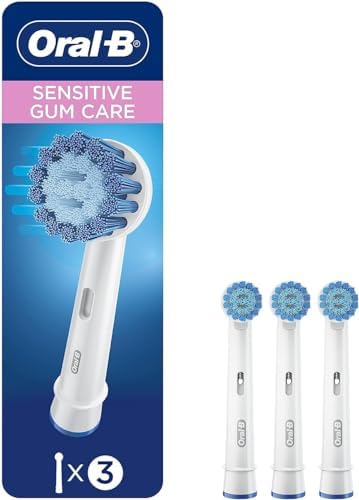 Oral-B Sensitive Gum Care Electric Toothbrush Replacement Brush Heads Refill, 3 Count Oral-B