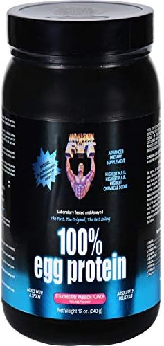 Healthy 'N Fit 100 Percent Egg Protein, Strawberry Passion, 12 Ounce Healthy 'N Fit