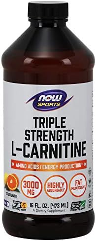 Now Sports - Liquid (Жидкость) L-Carnitine (Citrus Flavor) 3000 mg - 16 fl. oz (Унции) (473 ml) by NOW Foods