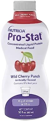 Pro-Stat Concentrated Liquid (Жидкость) Protein Medical Food - Wild Cherry Punch Flavor, 30 Fl Oz Bottle Pro-Stat