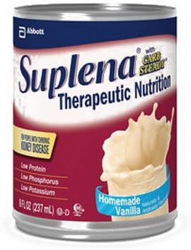 Suplena with Carb Steady Nutritional Supplement ( SUPLENA W/CARB STEADY, VAN, 8OZ CAN ) 24 Each / Case ABBOTT