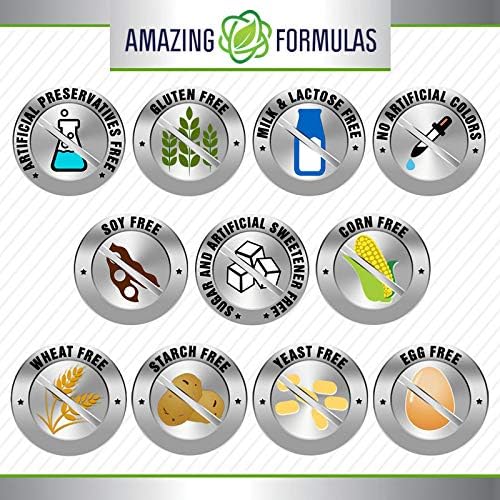 Amazing Formulas Selenium 200 mcg 240 Tablets (Таблетки) Supplement | Non-GMO | Gluten Free | Made in USA Amazing Nutrition